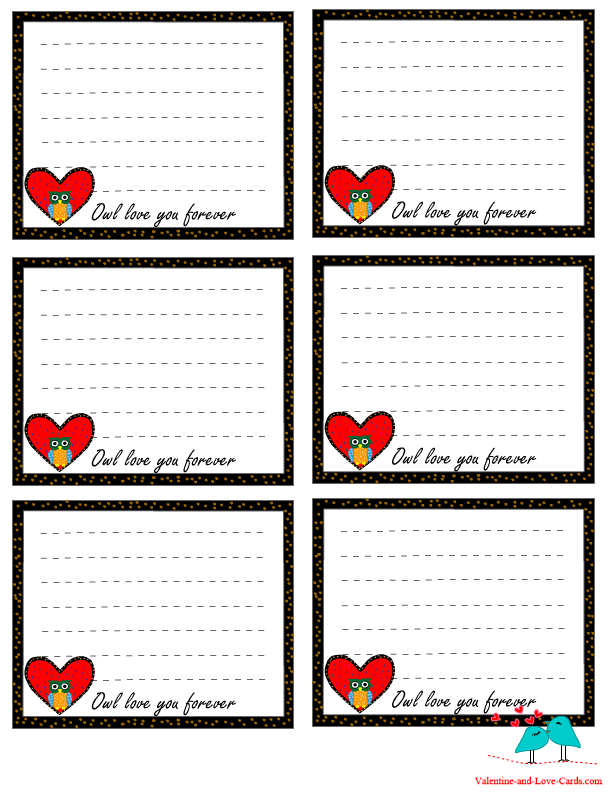 Free Printable Love Notes
