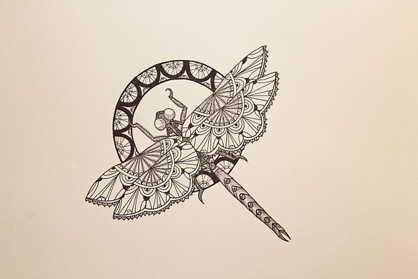 Lace Dragonfly by Jodi Harvey-Brown