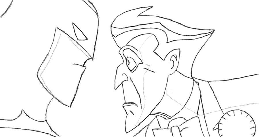 Batman + Joker Free Lineart by Killereria on DeviantArt