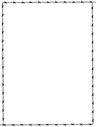 Download Revans Barbed Wire Border clip art Vector Free