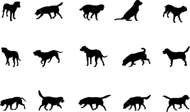 Labrador Silhouettes | Dog Tattoo | Pinterest