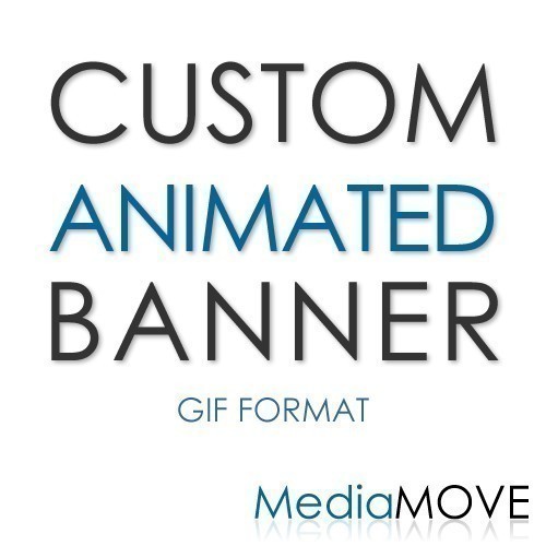 Items similar to Animated GIF Banner Ad Custom Banner Desgin on Etsy