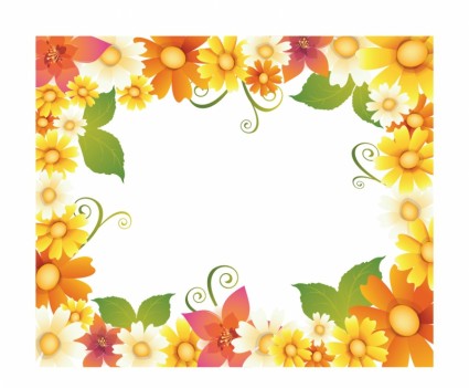 Flower Frame Free vector in Adobe Illustrator ai ( .AI ...