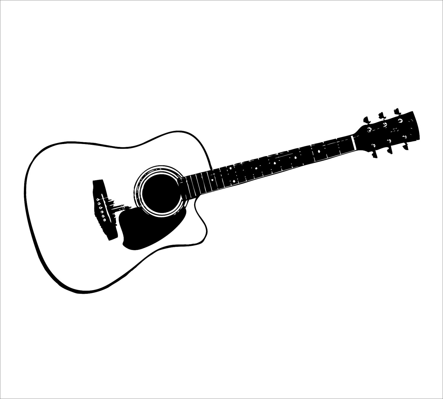Acoustic Guitar Vector Online Royalty Free Clipart - Free Clip Art ...
