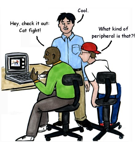 Mac vs. PC: The IT Guy cartoon