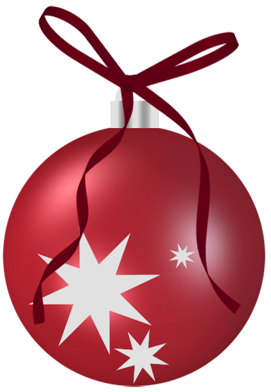 Pix For > Red Christmas Ornaments Clipart
