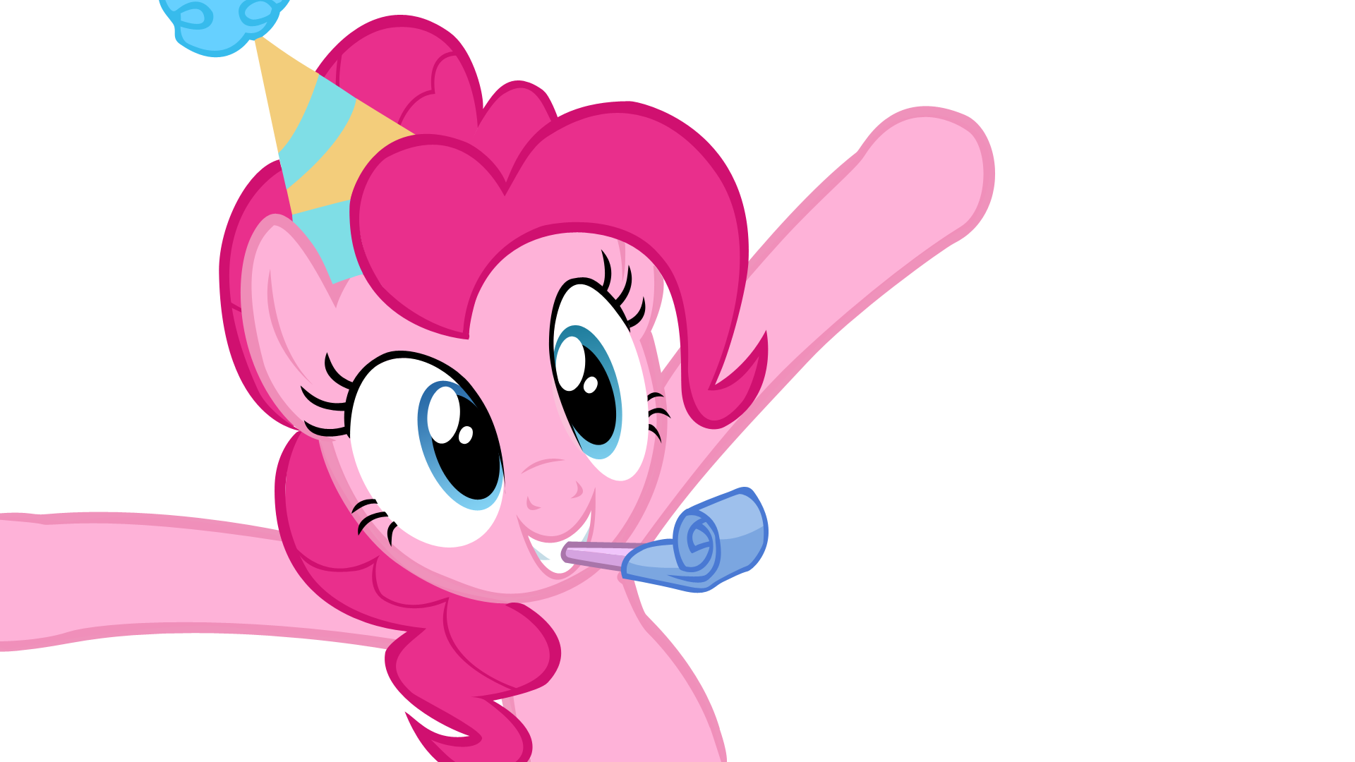 DeviantArt: More Like Pinkie Pie - Party Hat Vector by ctucks