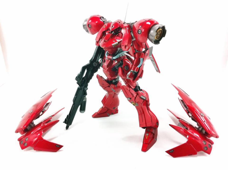 MG 1/100 AGX-04 Gerbera Tetra Custom + Wing Conversion Unit MS ...