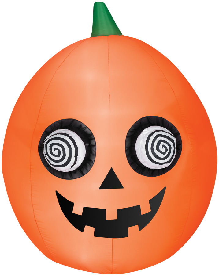 Airblown Animated Pumpkin Eyes Halloween Prop Scary Gemmy Yard ...