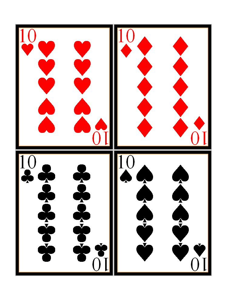 Printable Playing Card Games