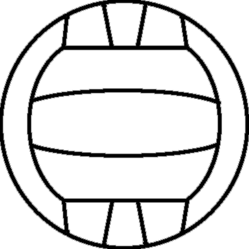 NET ball Colouring Pages