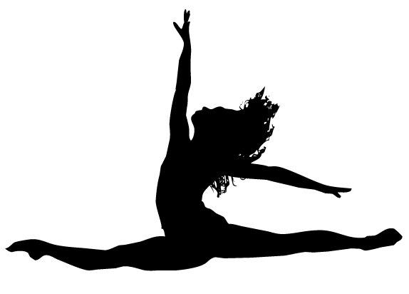 Pix For > Dancer Silhouette Clip Art Leap