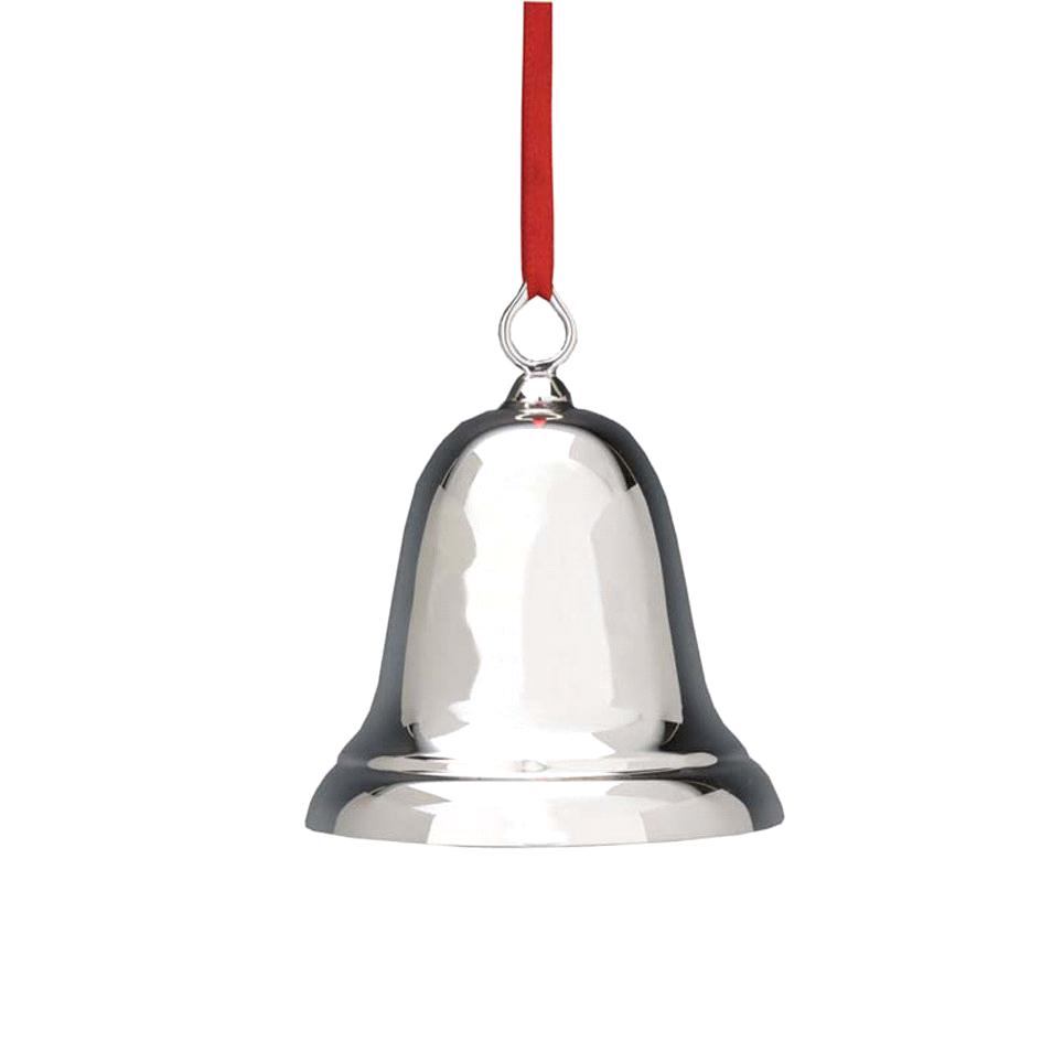 Xmas Stuff For > Silver Christmas Jingle Bells