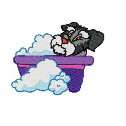 Fly-Ball Schnauzer 1 - $7.00 : SharSations Embroidery, Your ...