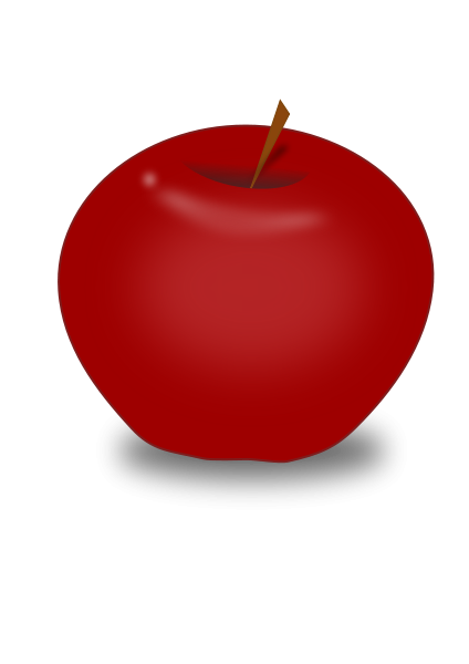 Red apple design Clipart, vector clip art online, royalty free ...
