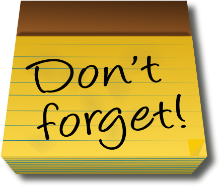 Reminder 20clipart | Clipart Panda - Free Clipart Images