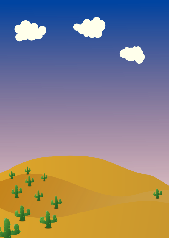 Clipart - Desert background