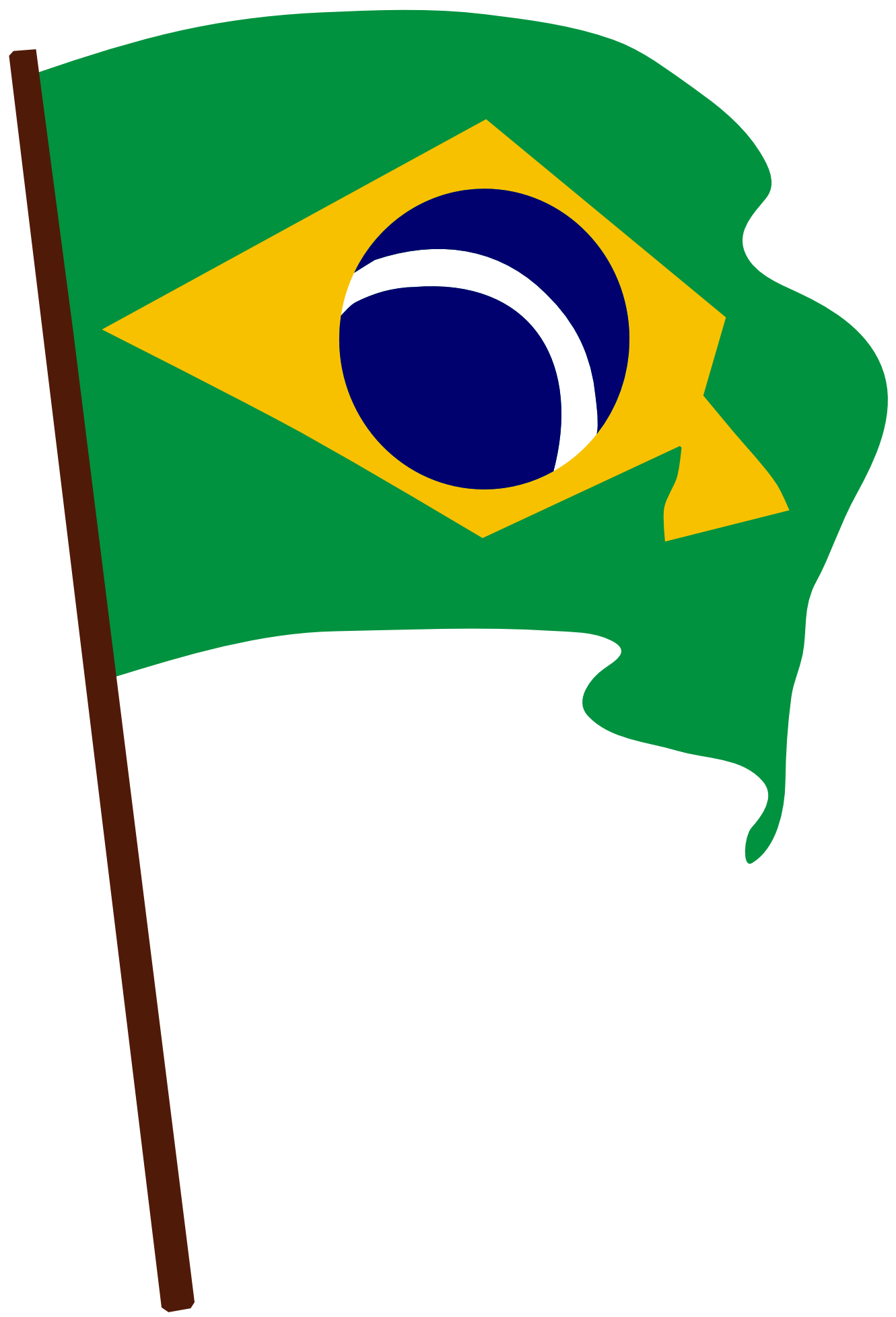 Brazil Flag Vector - ClipArt Best