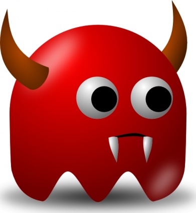 Pcman Game Baddie Devil clip art - Download free Other vectors