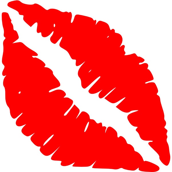 Red Lips Kiss clip art found on Polyvore | Art | Pinterest