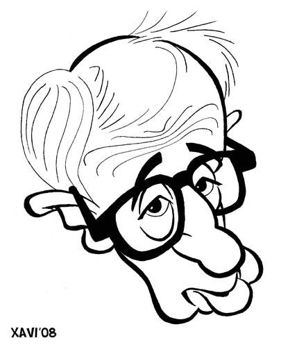 Woody Allen By Xavi | Media & Culture Cartoon | TOONPOOL