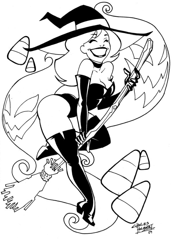sketchy: Candy Corn by KidNotorious on deviantART