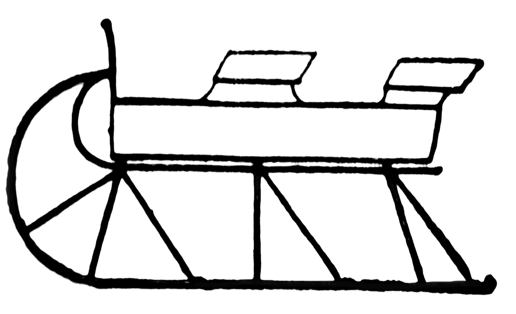 Square body sleigh | ClipArt ETC