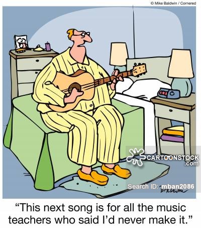 Guitar Player Cartoons and Comics - funny pictures from CartoonStock