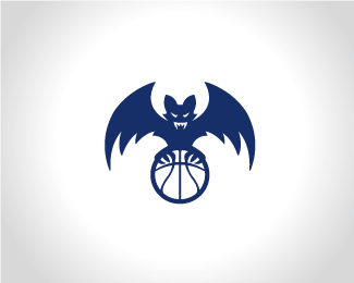 Bat Basketball Logo Design on Logoturn