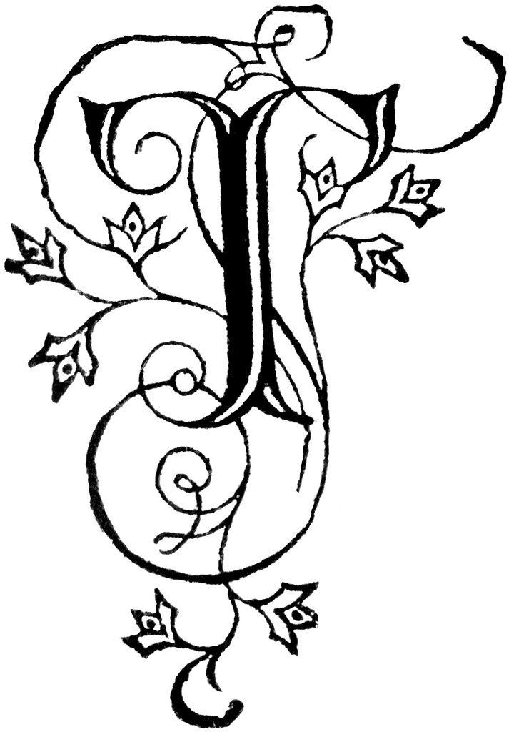 Decorative Letter T | ClipArt ETC