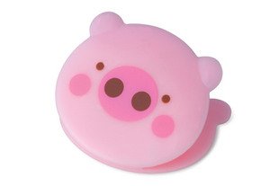 Free shipping Bear Pig purse Set 4 cute cartoon clip binder clips ...