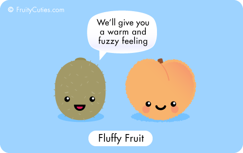 Fluffy Fruit! | Fruity Cuties | Pinterest