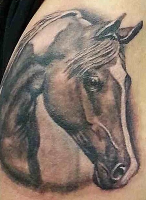 horse tattoos ❤ on Pinterest | Horse Shoes, Horses and Dream Catchers
