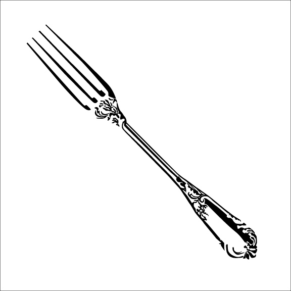 Fancy Fork Vector - Gallery