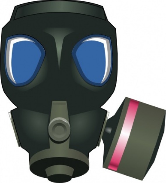 Gas Mask clip art Vector | Free Download