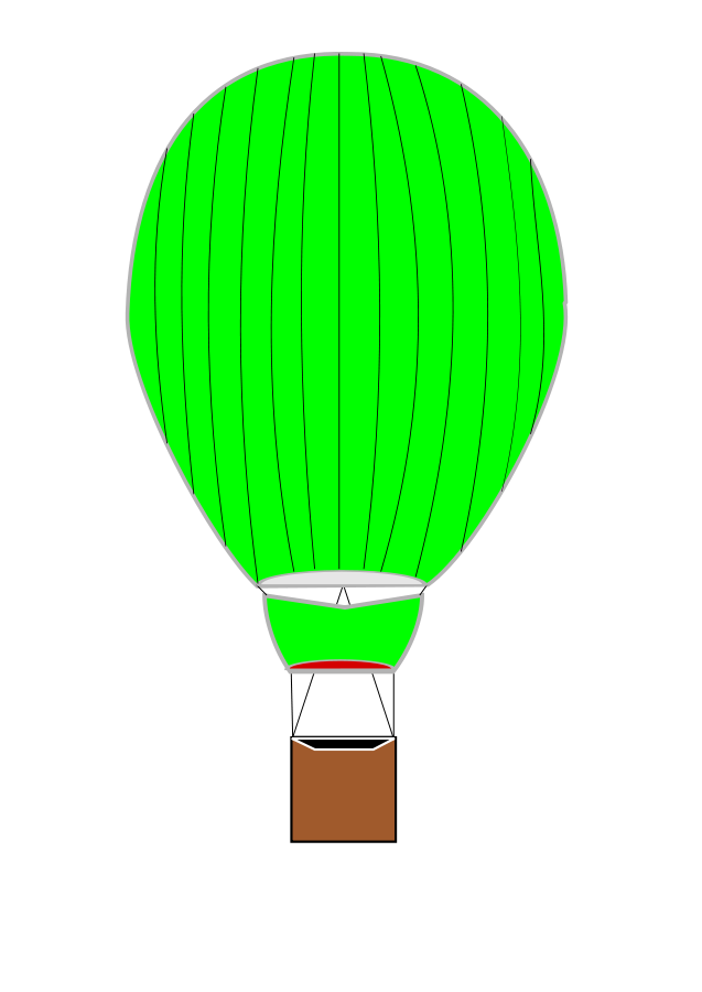 Hot Air Balloon SVG Vector file, vector clip art svg file ...