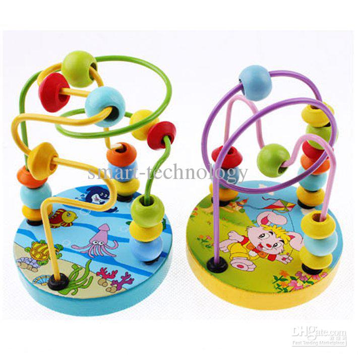 Pearl Educational Wooden Toys Cartoon Mini Track Rail Maze Early ...