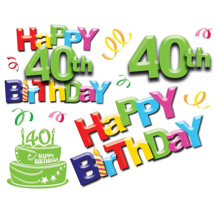 happy 40th birthday pictures | Free Reference Images