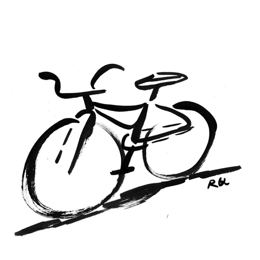 Cartoon Girl On Bike - Cliparts.co