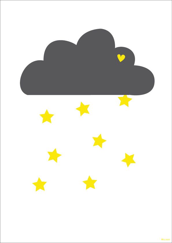 Cloud & stars | Illustrations | Pinterest
