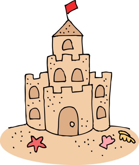 Cute Sand Castle Clip Art - Free Clipart | Free Cliparts | Pinterest