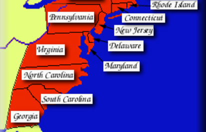 The 13 colonies on emaze