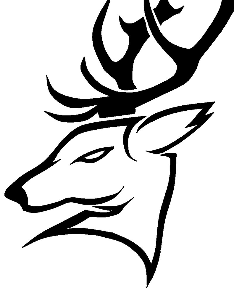 Images For > Tribal Deer Head Tattoo