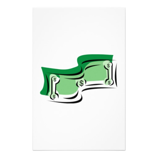 Dollar Bill Stationery, Custom Dollar Bill Stationary