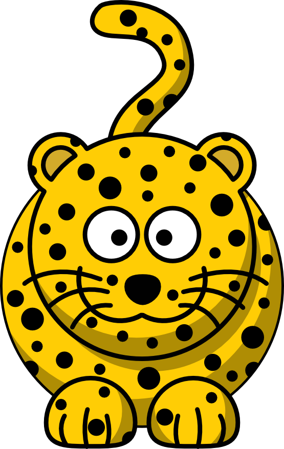 Cartoon Leopard Studiofibonacci Coloring Sheet Colouring Page ...