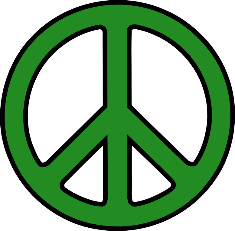 Peace Sign 3 Forest Green peacesymbol.org SVG peacesymbol.