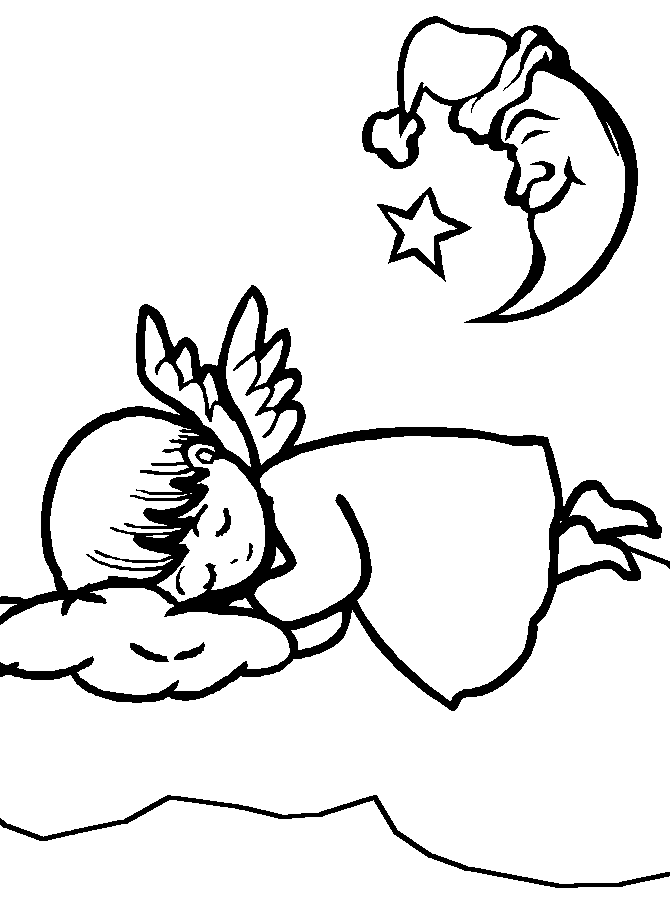 Angel coloring pages | Coloring-