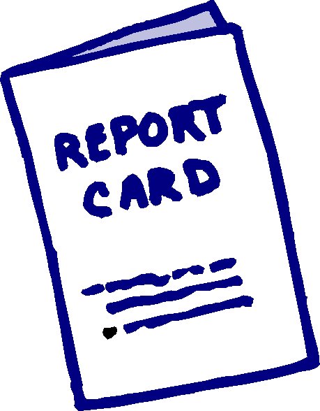 Report Card Clip Art