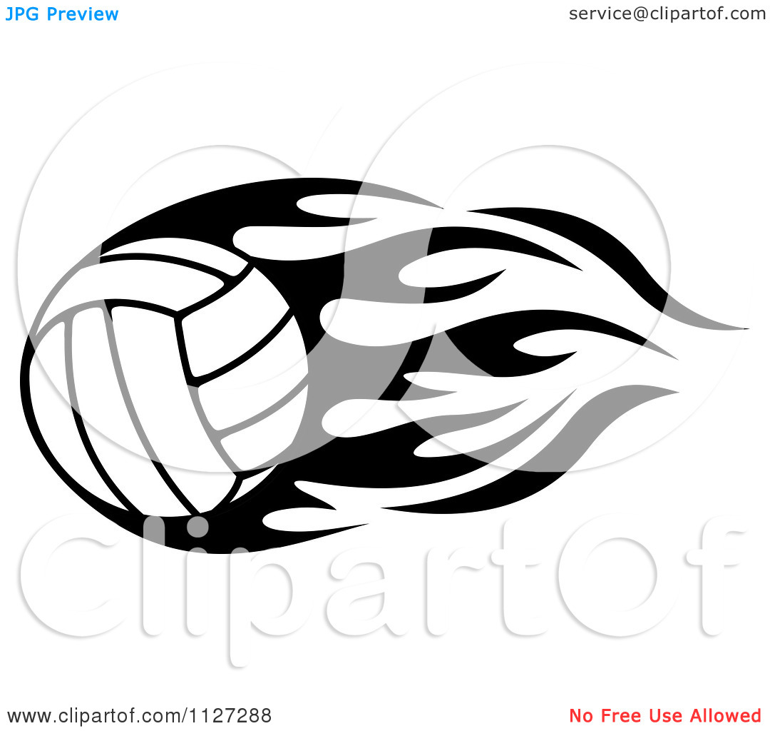 Flaming Volleyball Vector | Clipart Panda - Free Clipart Images