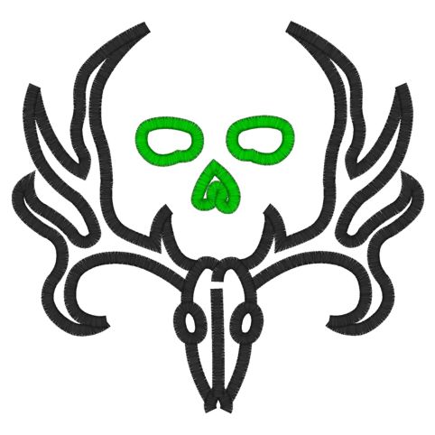 Deer Skull Stencil - Cliparts.co